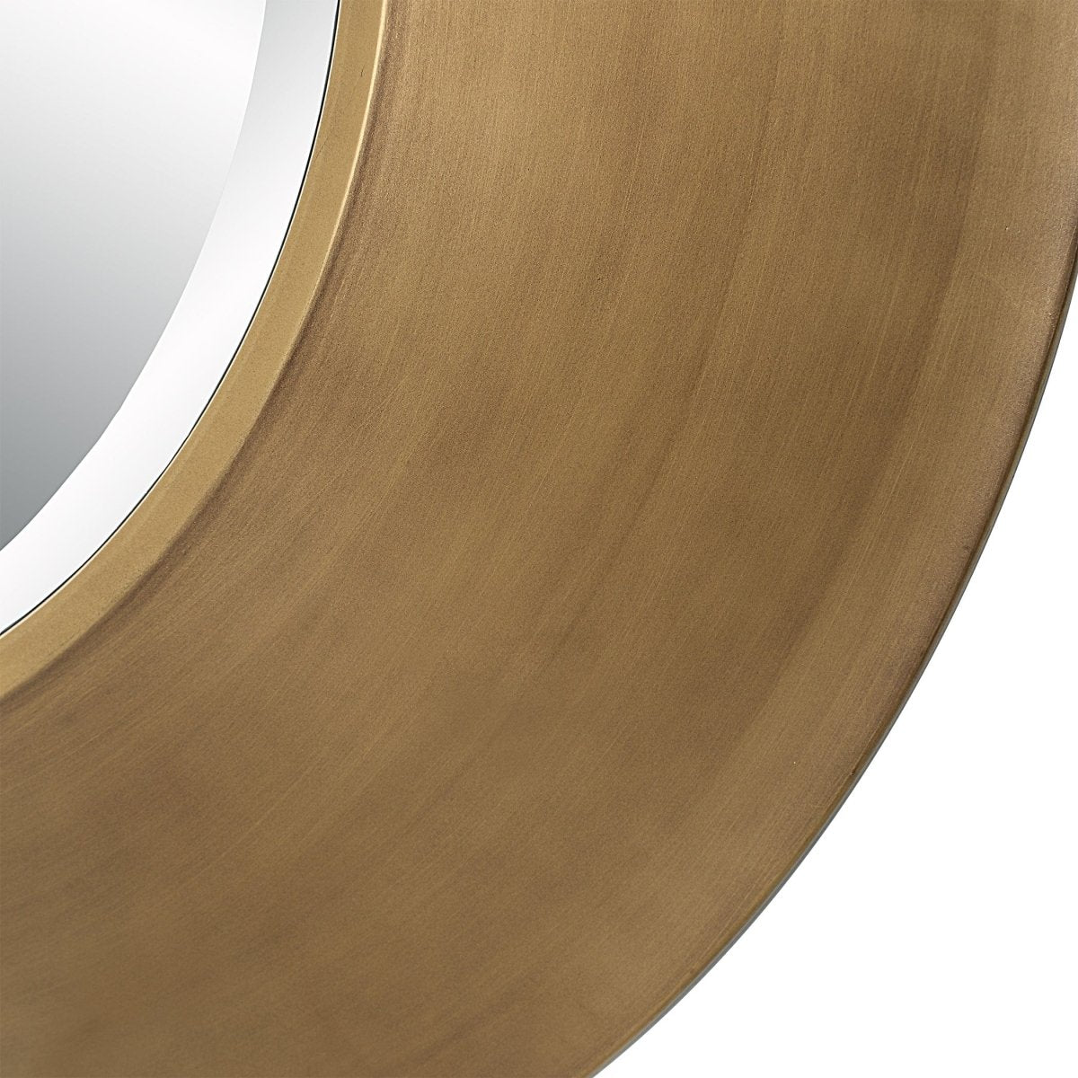 Contessa Round Gold Mirror - Uttermost - Round Mirrors by Modest Hut