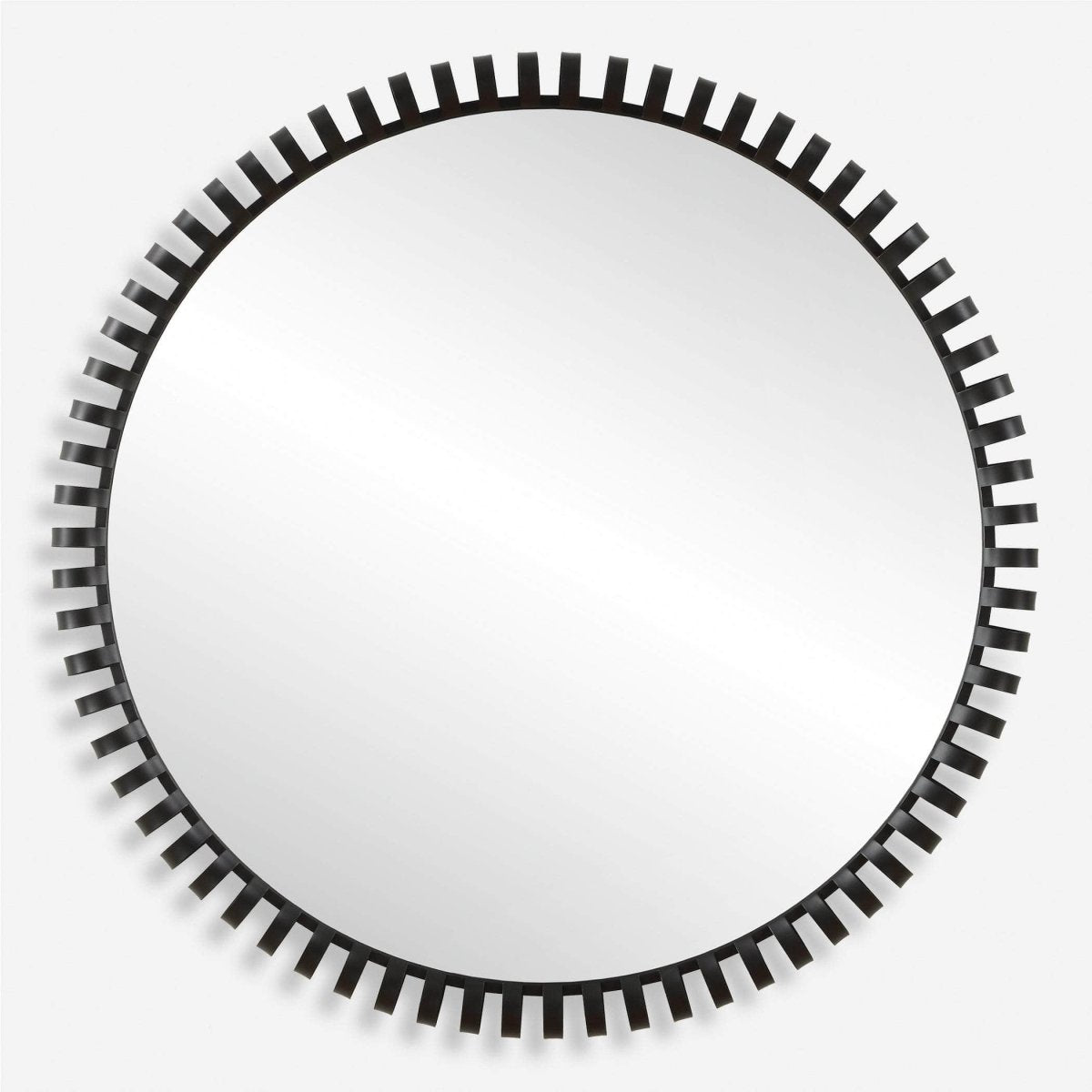 Corona Modern Round Mirror - Uttermost - Round Mirrors by Modest Hut