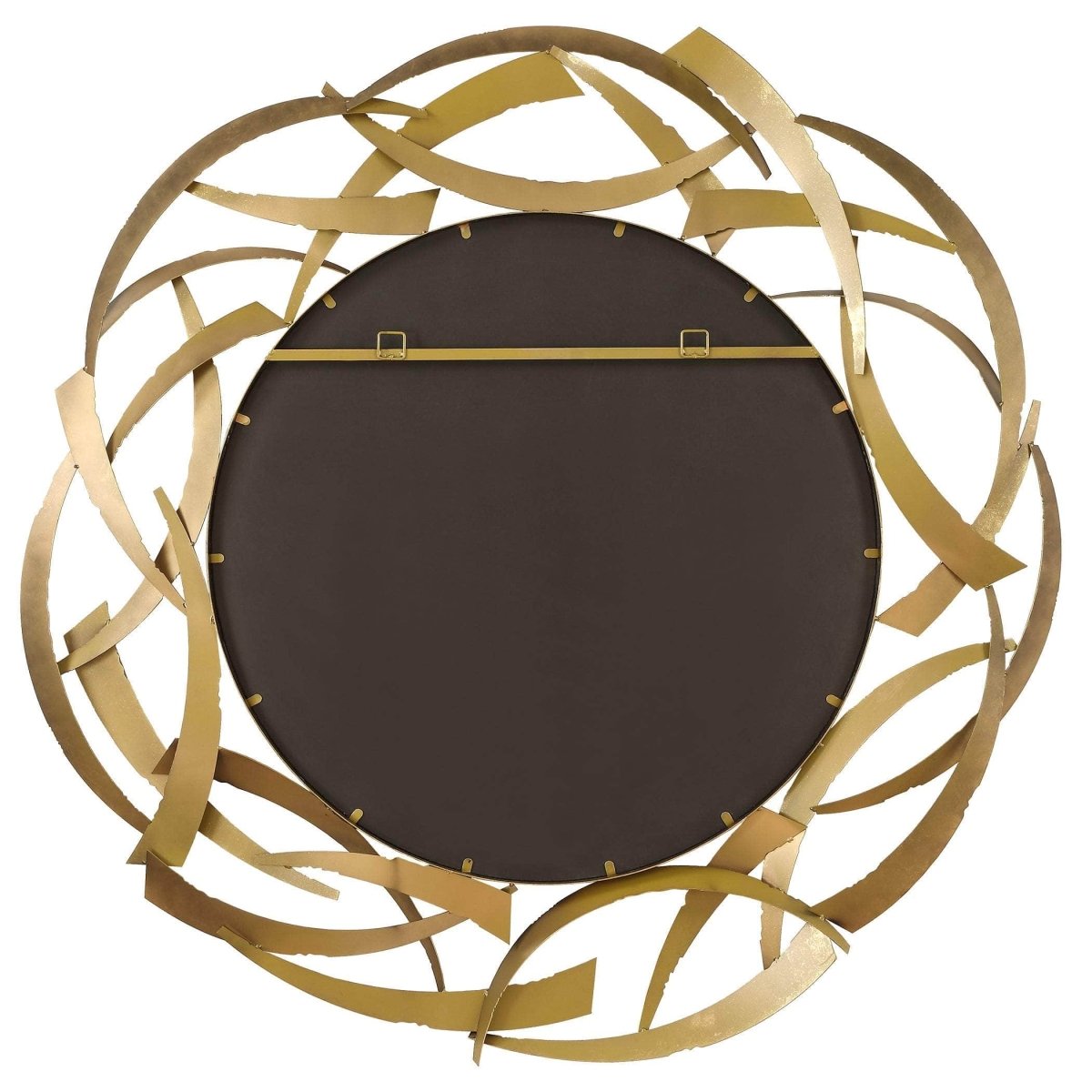 Cutting Edge Bronze Round Mirror - Uttermost - Round Mirrors by Modest Hut