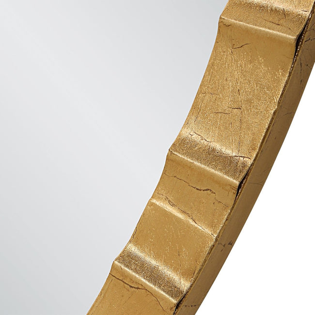 Dandridge Gold Round Mirror - Uttermost - Round Mirrors by Modest Hut