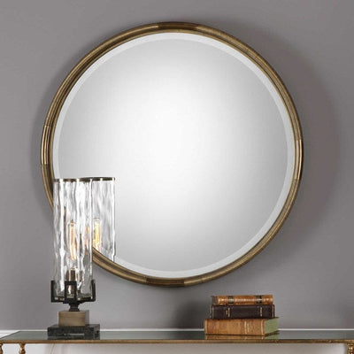 Finnick Round Mirror - Uttermost - Round Mirrors by Modest Hut