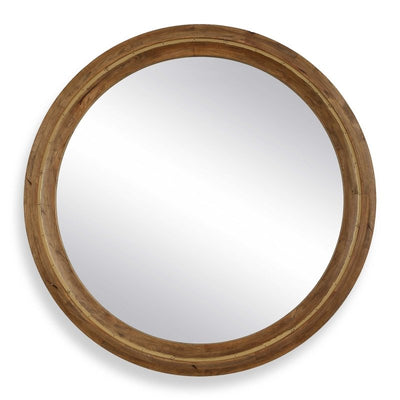 Frontier Round Wood Mirror - Round Mirrors