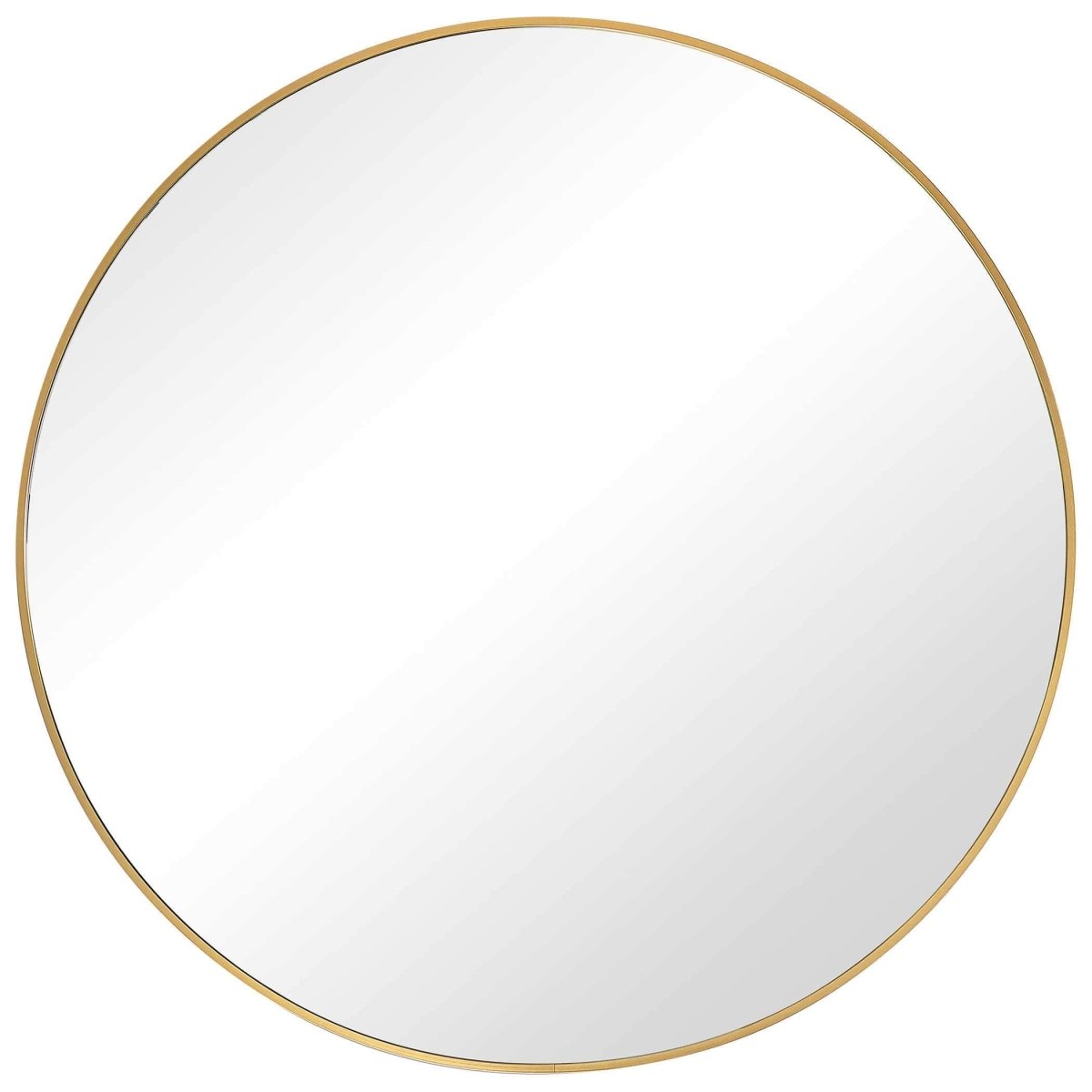 Gold Foy Mirror - Uttermost - Round Mirrors by Modest Hut