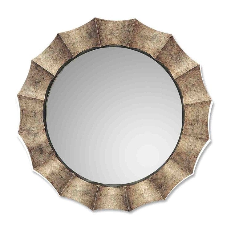 Gotham Round Mirror - Uttermost - Round Mirrors by Modest Hut