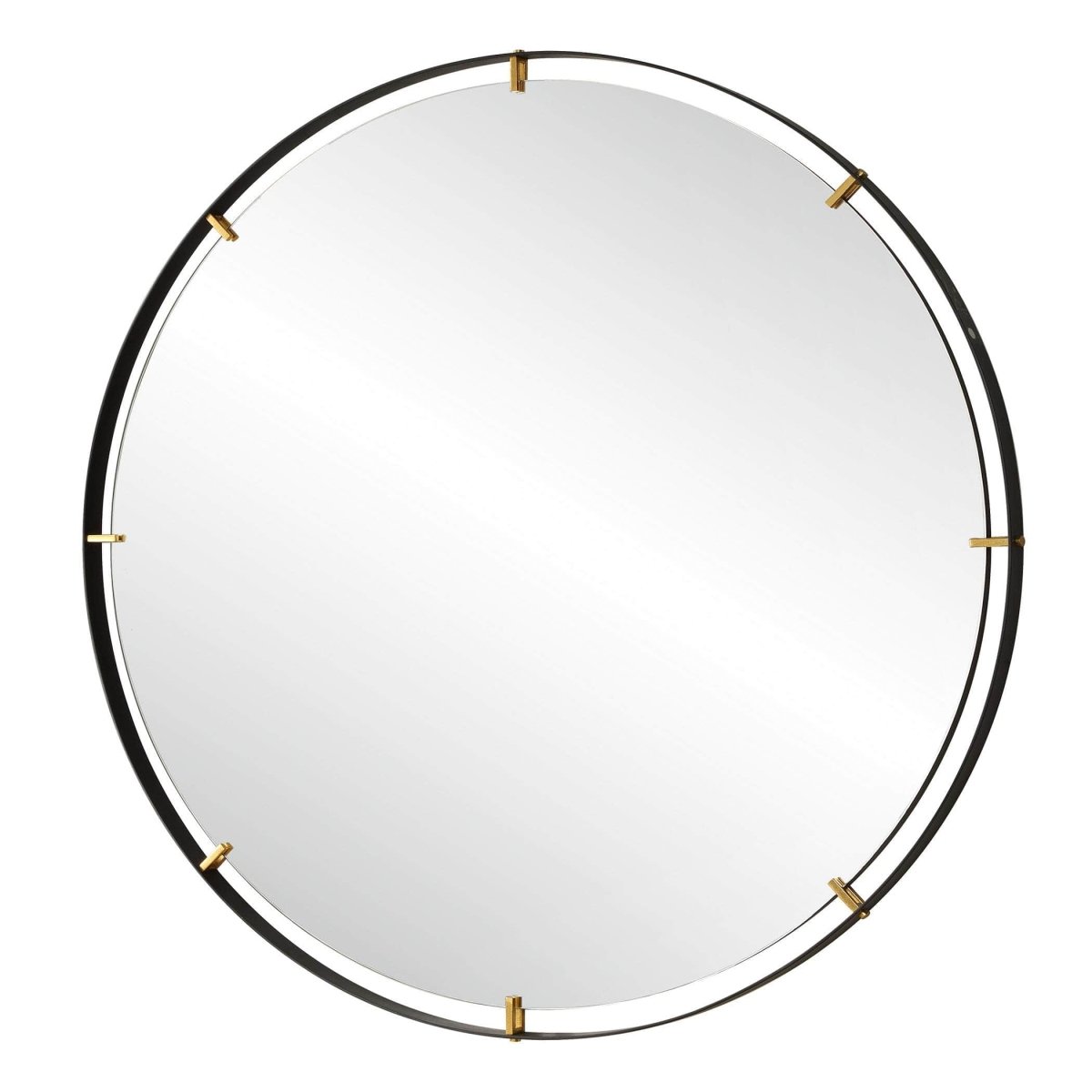 Grand Pendulum Round Mirror - Uttermost - Round Mirrors by Modest Hut