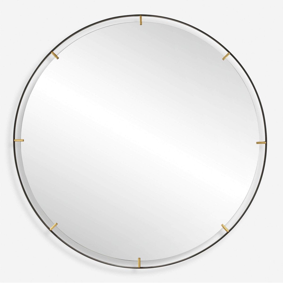 Grand Pendulum Round Mirror - Uttermost - Round Mirrors by Modest Hut