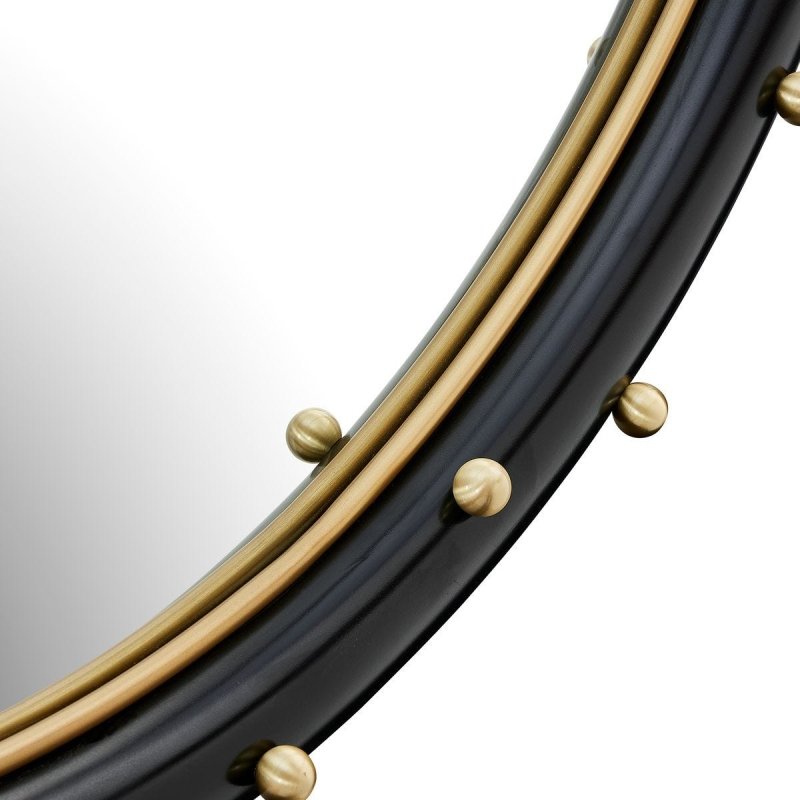 Additional detail view of the Helia Round Mirror