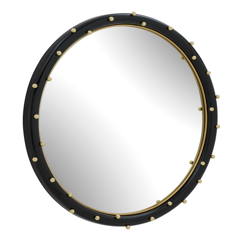 Detail view of the Helia Round Mirror