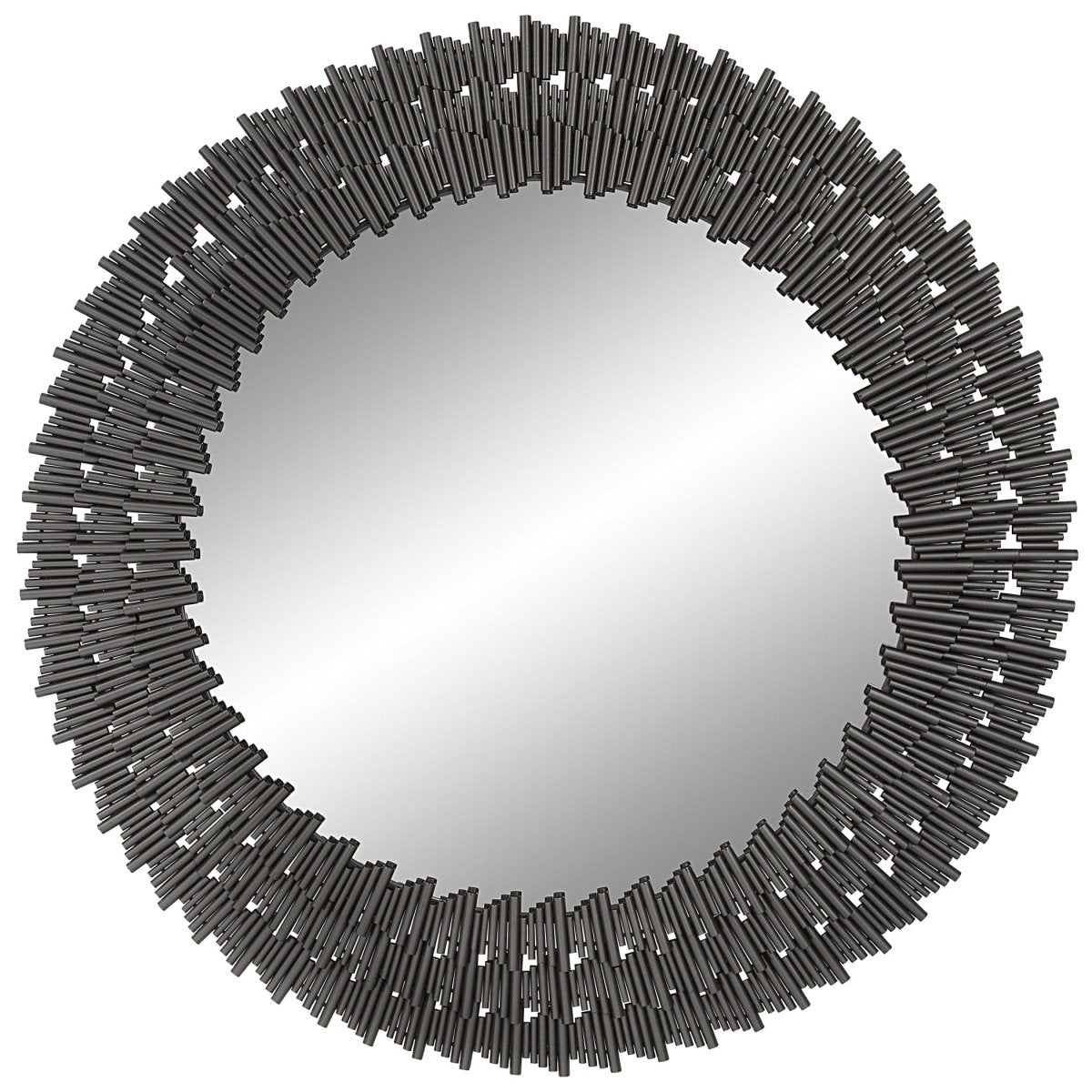 Illusion Modern Round Mirror - Uttermost - Round Mirrors by Modest Hut