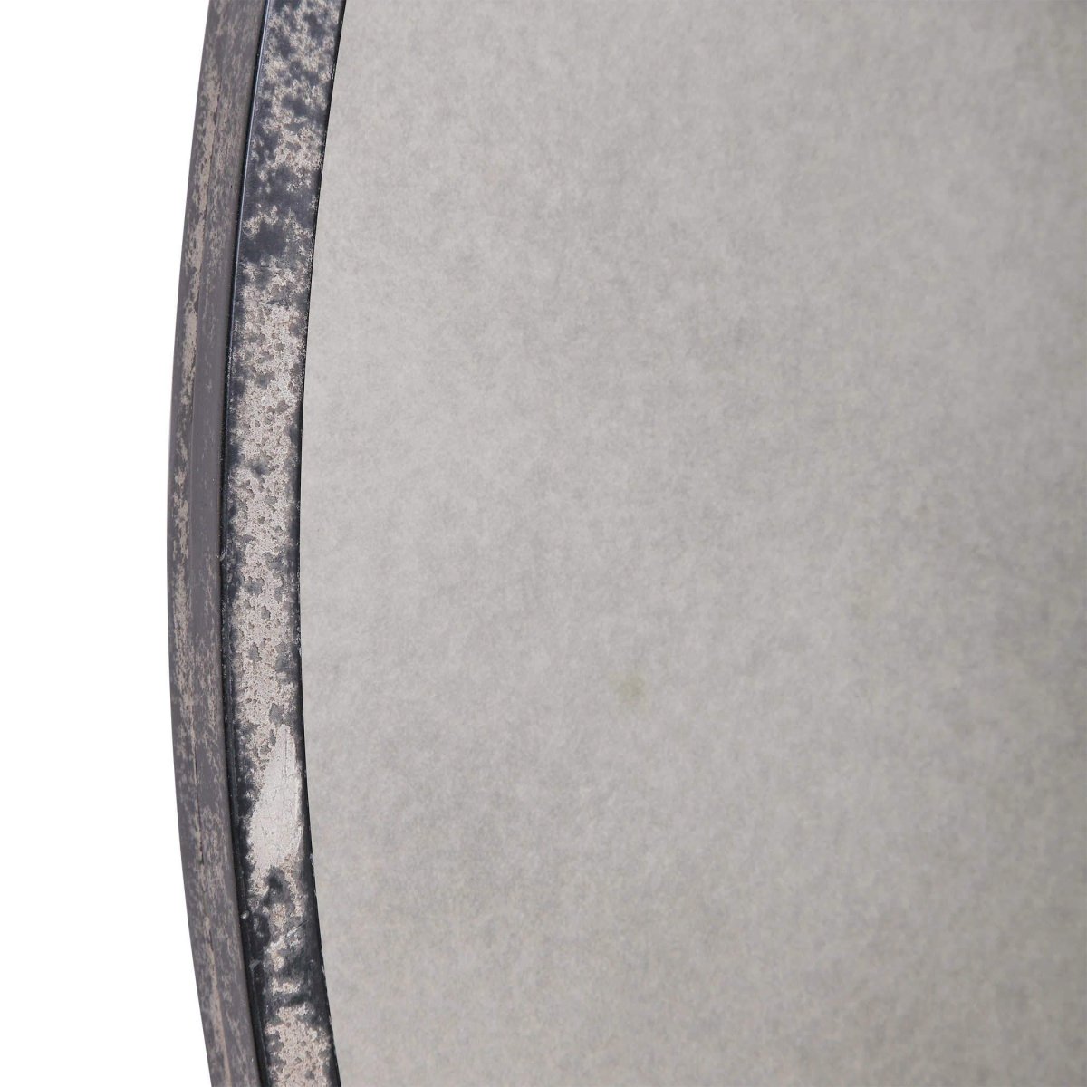 Juniu Antiqued Round Mirror - Uttermost - Round Mirrors by Modest Hut