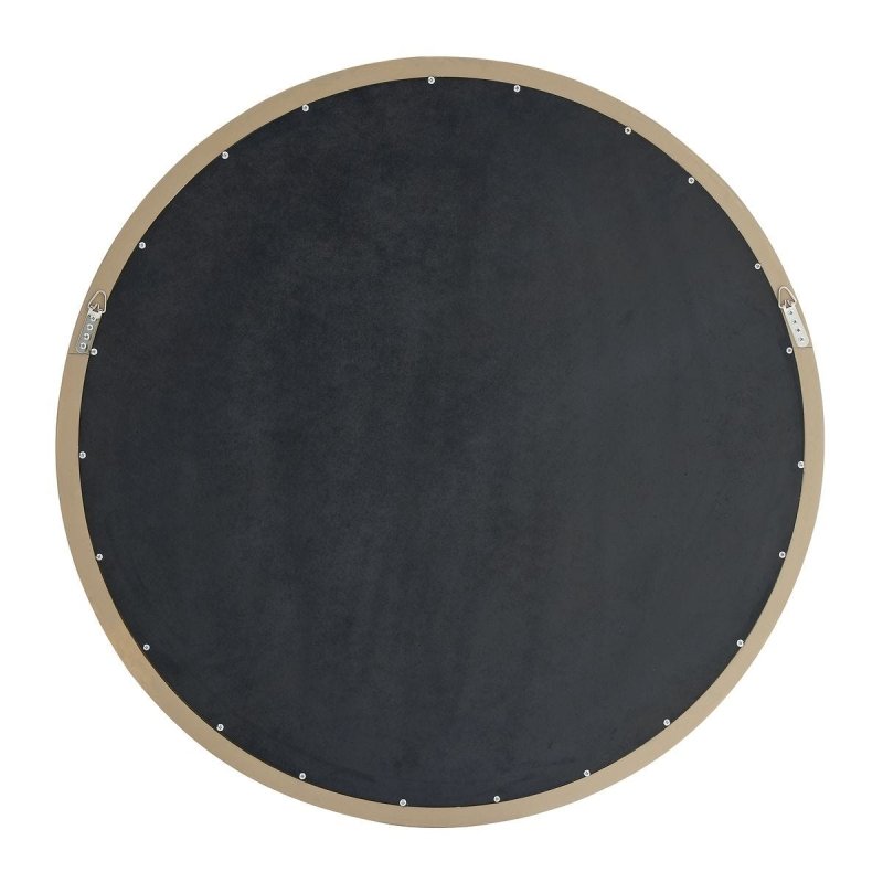 Dimension guide for the Landry Cerused Wood Round Mirror