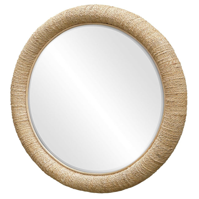 Mariner Natural Round Mirror - Uttermost - Round Mirrors by Modest Hut