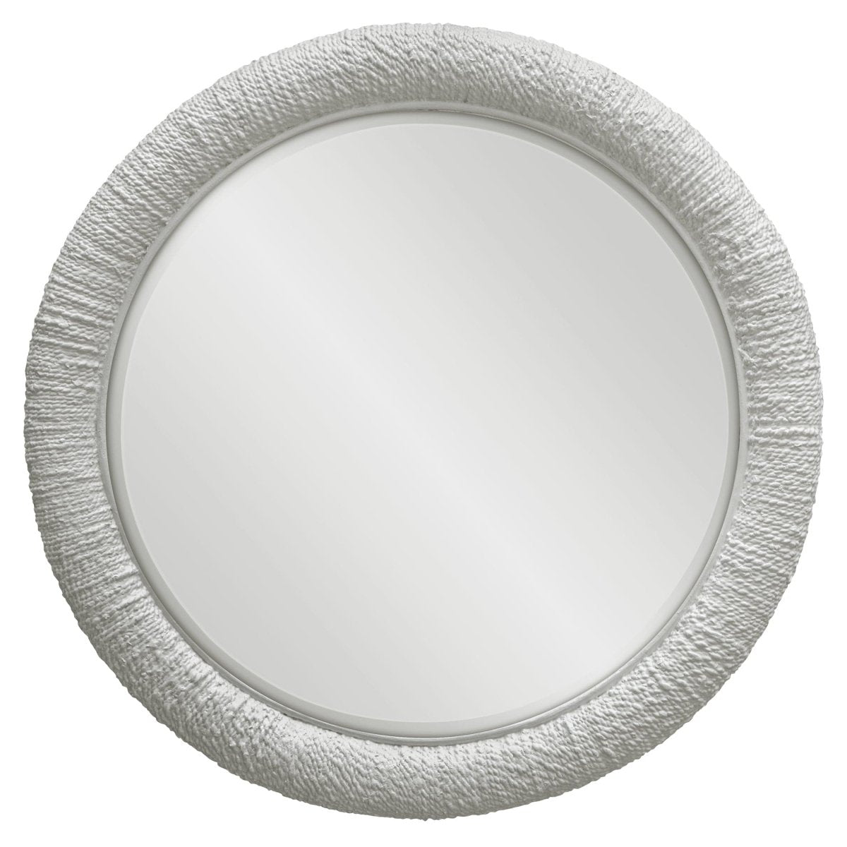 Mariner White Round Mirror - Uttermost - Round Mirrors by Modest Hut