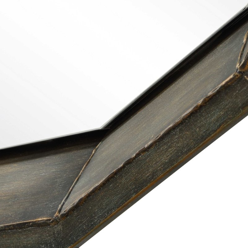 Neve Bronze Round Mirror - Round Mirrors