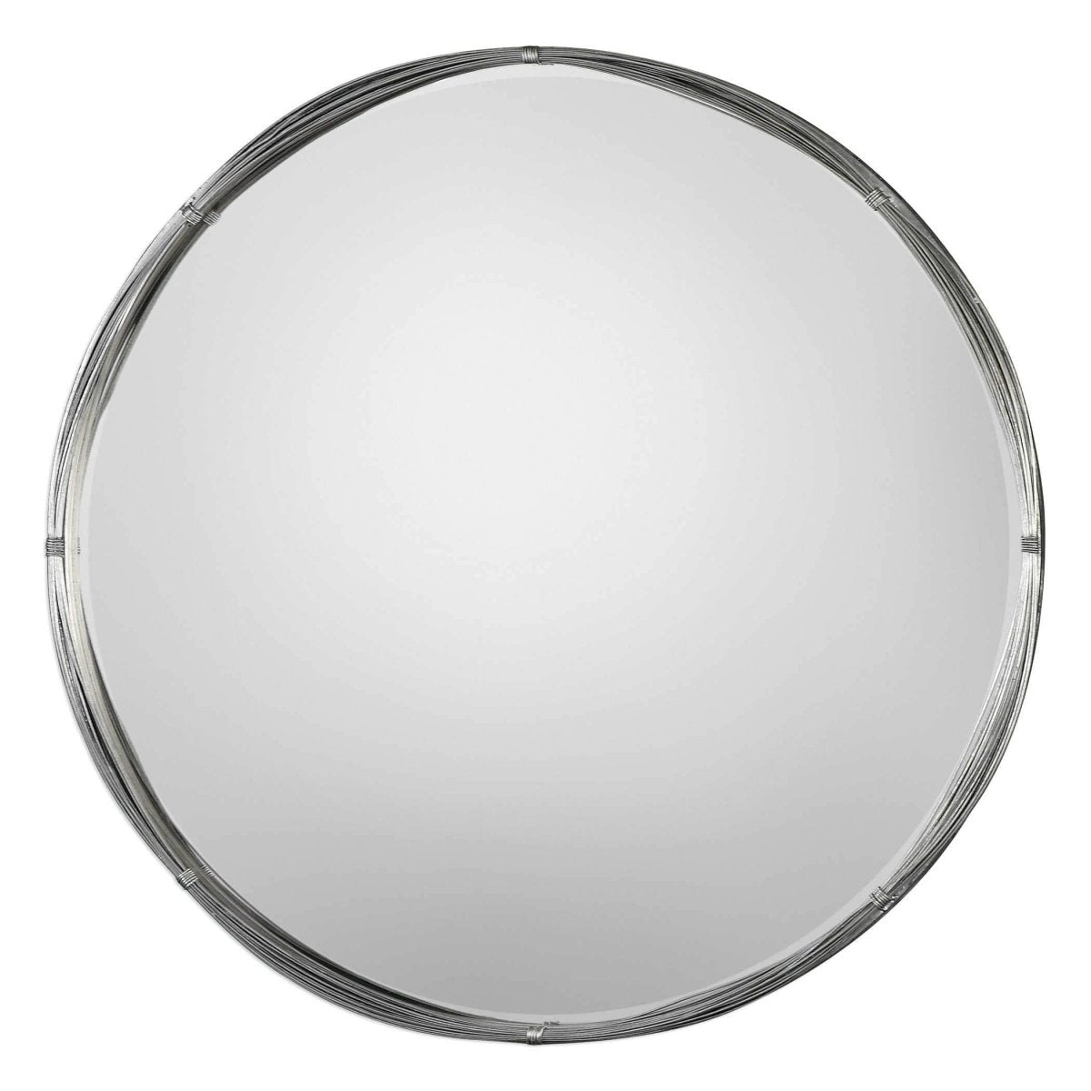 Ohmer Heavy Wire Round Mirror - Uttermost - Round Mirrors by Modest Hut