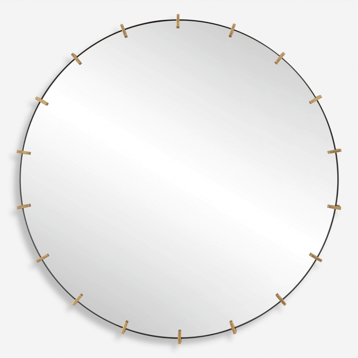 Pali Industrial Round Mirror - Uttermost - Round Mirrors by Modest Hut