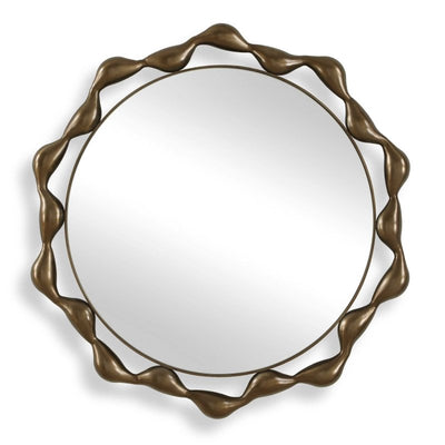 Remolino Round Bronze Mirror - Round Mirrors