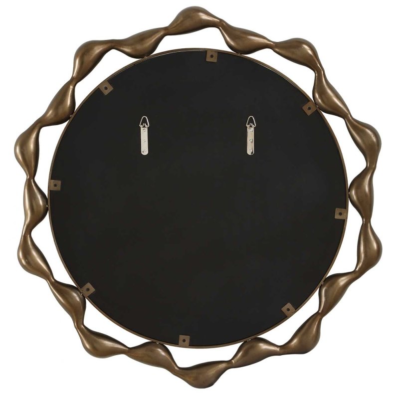 Remolino Round Bronze Mirror - Round Mirrors