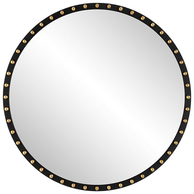 Sele Oversized Round Mirror - Uttermost - Round Mirrors by Modest Hut