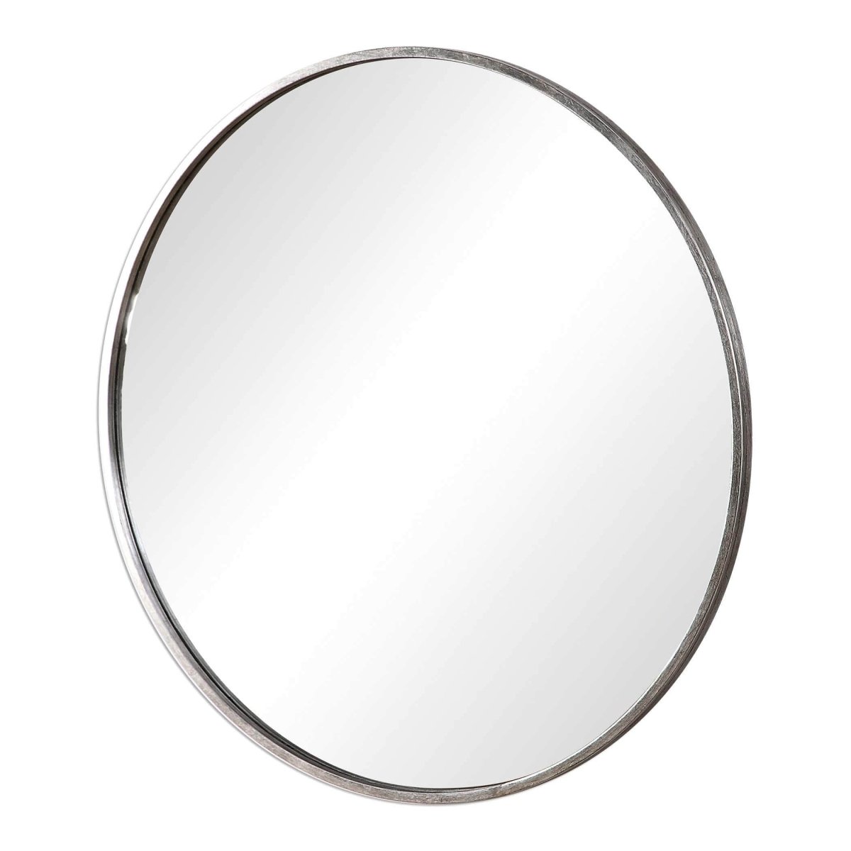 Sophia Round Silver Mirror - Uttermost - Round Mirrors by Modest Hut