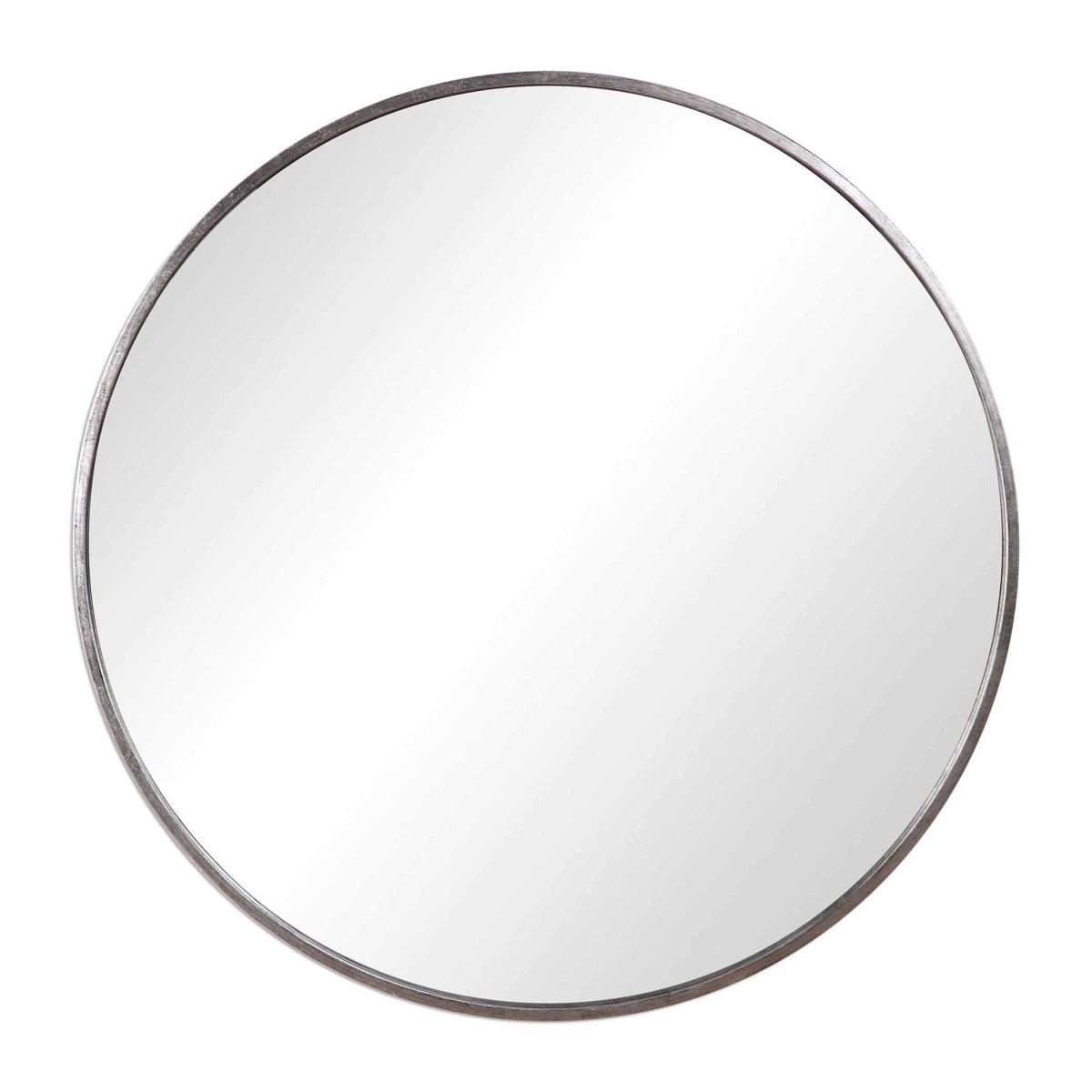 Sophia Round Silver Mirror - Uttermost - Round Mirrors by Modest Hut