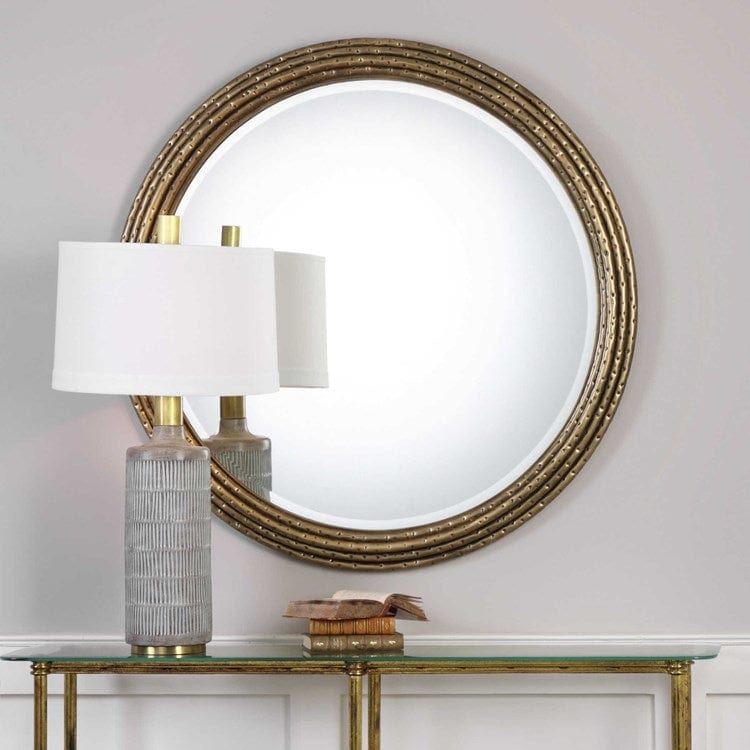 Spera Round Mirror - Uttermost - Round Mirrors by Modest Hut