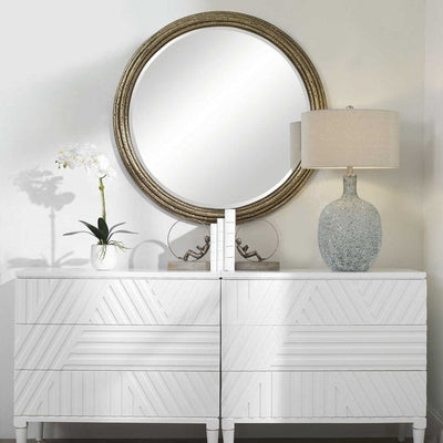 Spera Round Mirror - Uttermost - Round Mirrors by Modest Hut