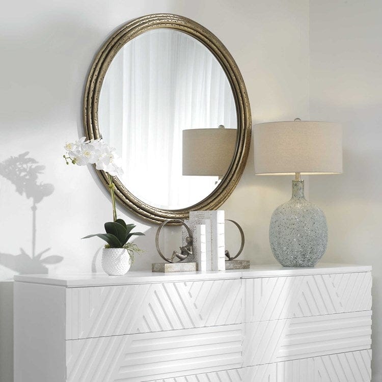 Spera Round Mirror - Uttermost - Round Mirrors by Modest Hut
