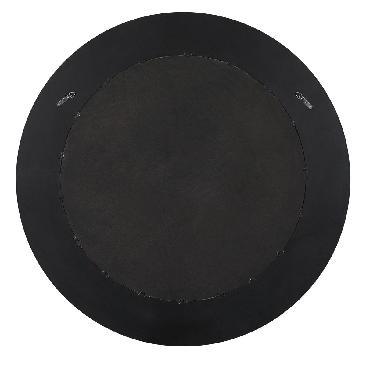 Stockade Dark Round Mirror - Uttermost - Round Mirrors by Modest Hut