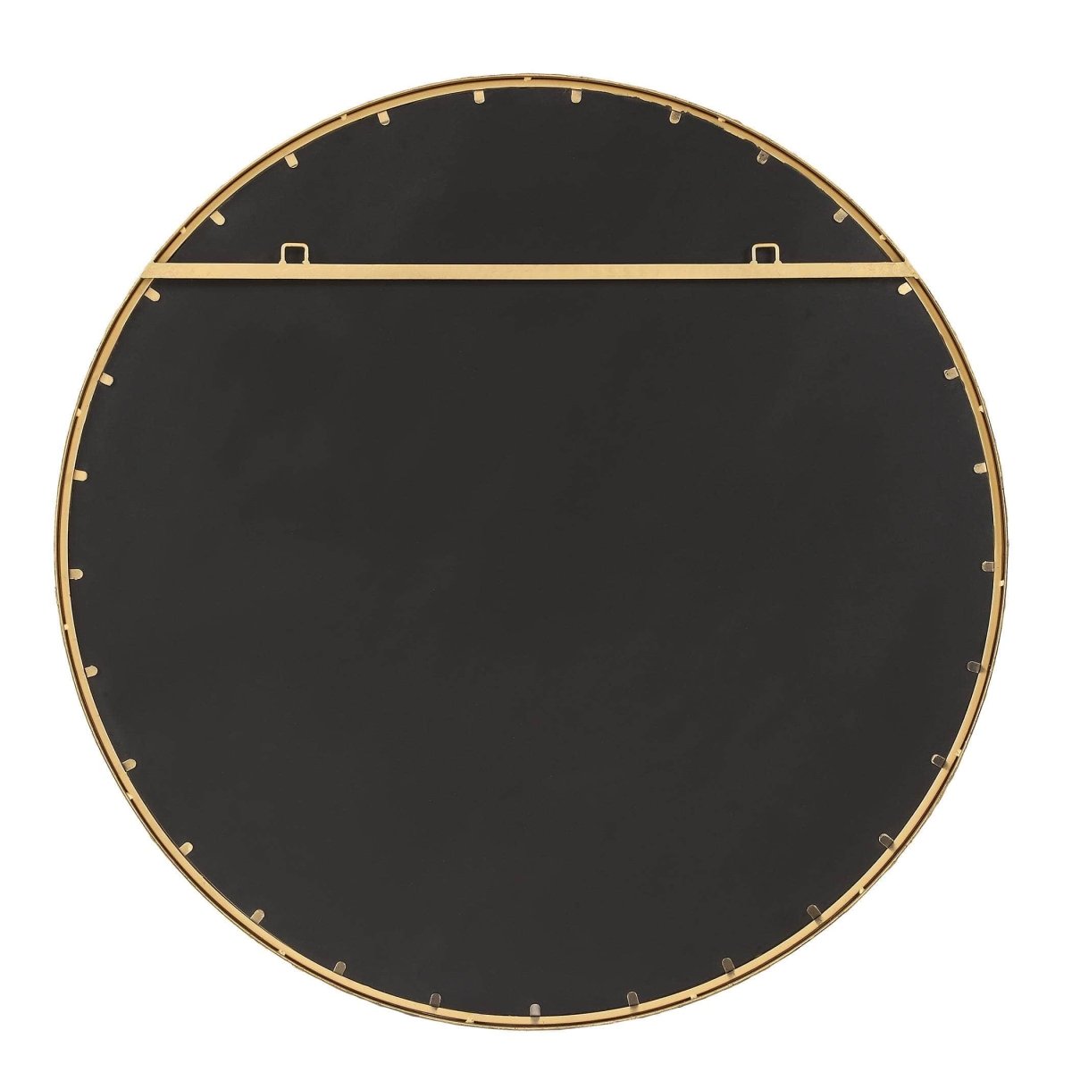 Sutton Aged Gold Round Mirror - Uttermost - Round Mirrors by Modest Hut