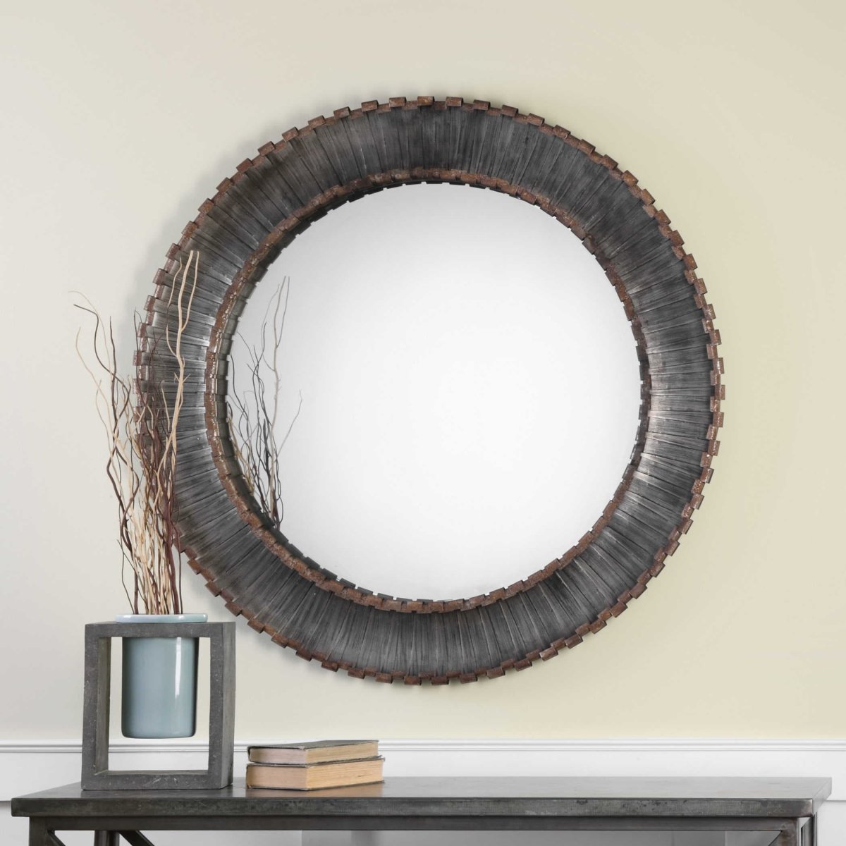 Tanaina Round Mirror - Uttermost - Round Mirrors by Modest Hut