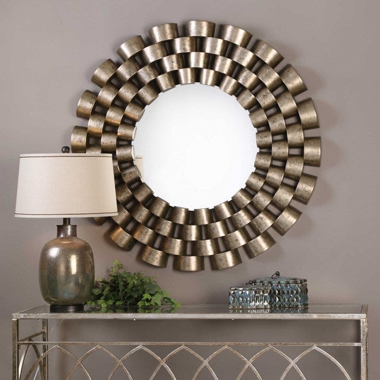 Taurion Round Mirror - Uttermost - Round Mirrors by Modest Hut