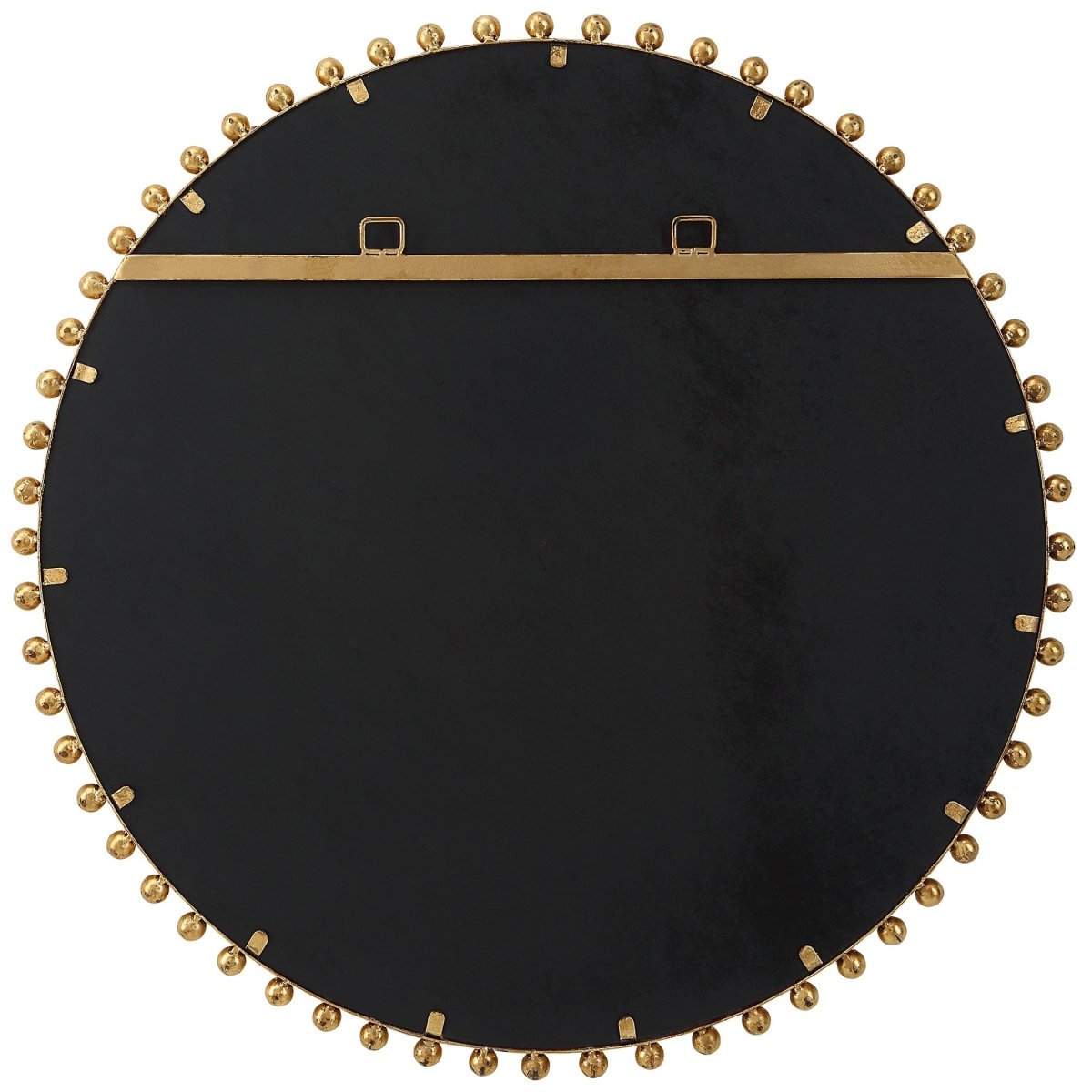 Taza Gold Round Mirror - Uttermost - Round Mirrors by Modest Hut