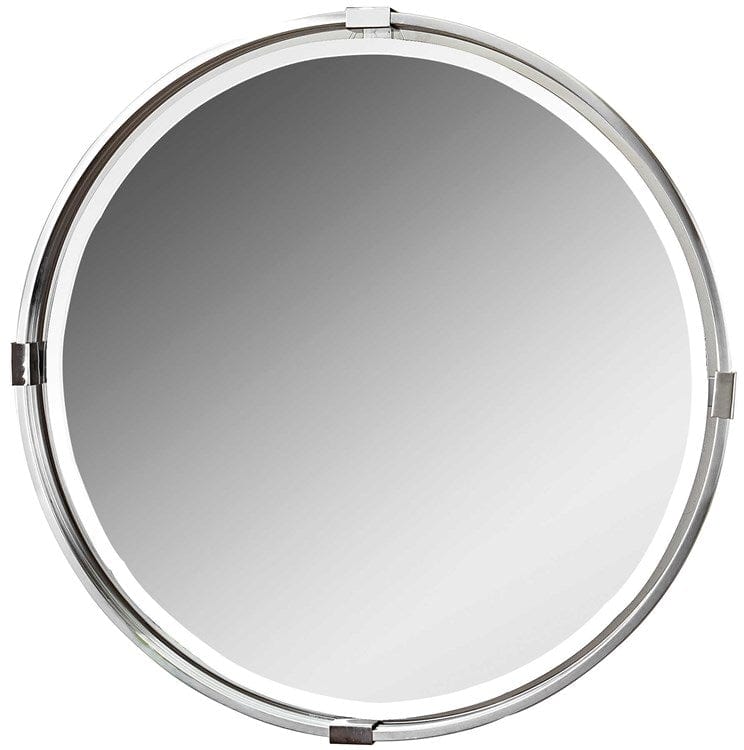 Tazlina Round Mirror - Uttermost - Round Mirrors by Modest Hut