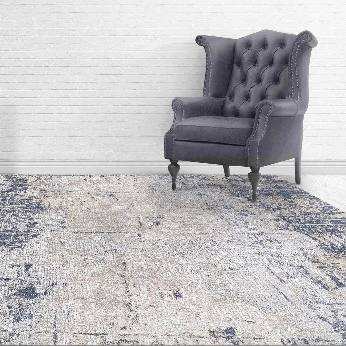 Hamida Indigo Polyester Rug - Uttermost - Rugs by Modest Hut