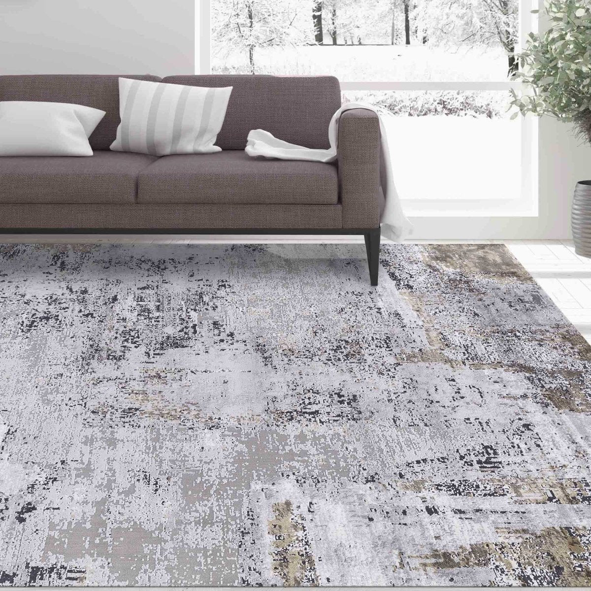 Hampton Gold Rug - Uttermost - Rugs by Modest Hut