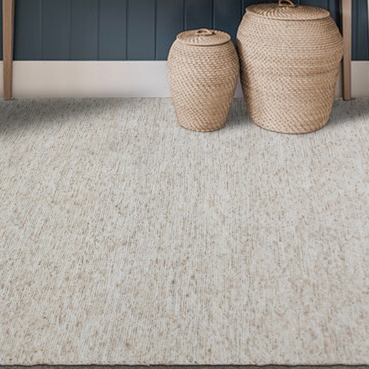 Makula Ivory Jute Rug - Uttermost - Rugs by Modest Hut