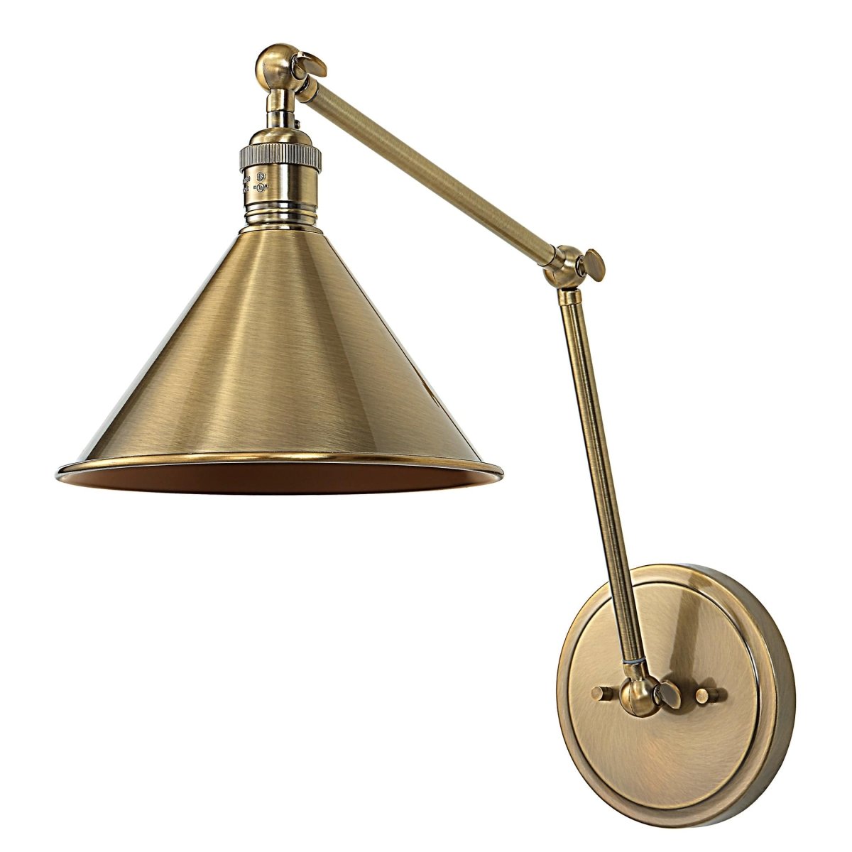 Exeter 1 Light Adjustable Sconce - Uttermost - Sconces by Modest Hut