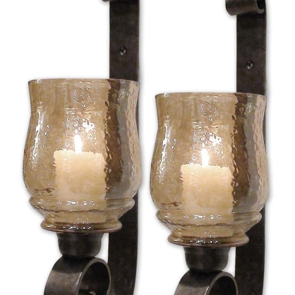 Joselyn Small Wall Sconces, Set/2 - Uttermost - Sconces by Modest Hut