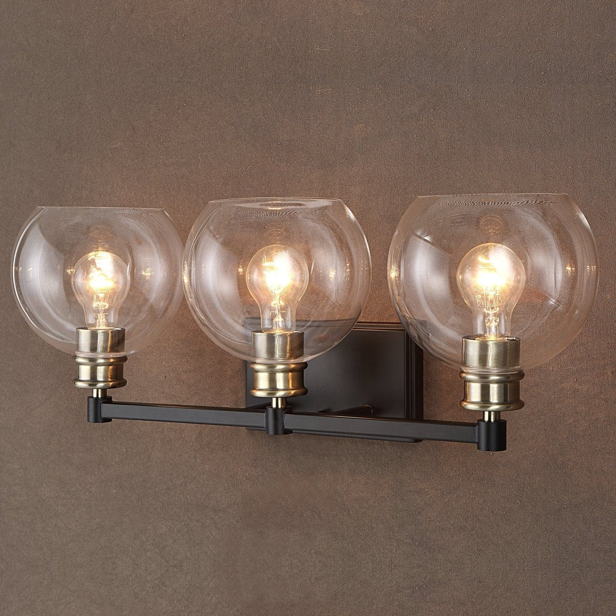 Kent Edison 3 Light Vanity - Uttermost - Sconces by Modest Hut