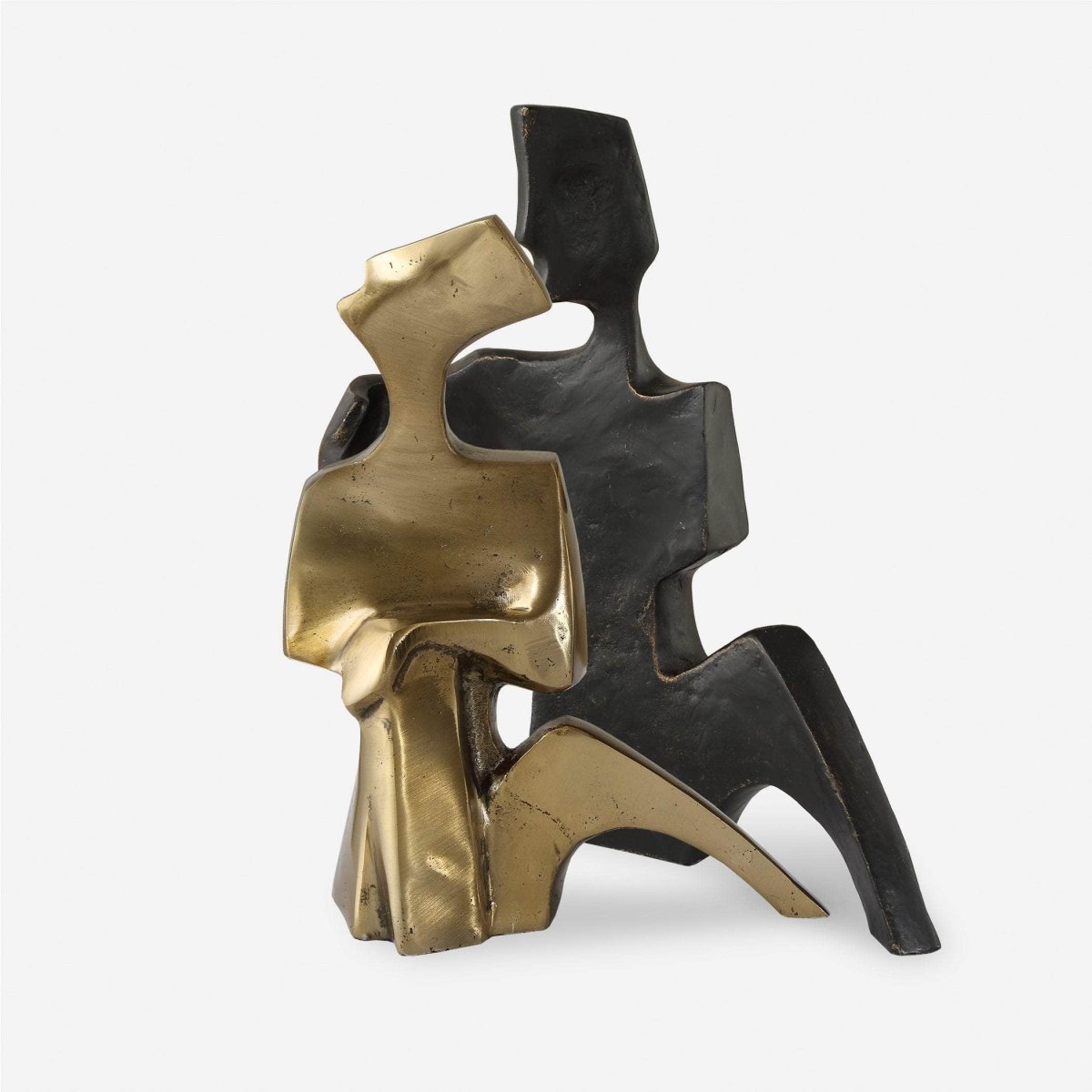 Affection Bronze Gold Sculpture, S/2 - Uttermost - Sculptures by Modest Hut