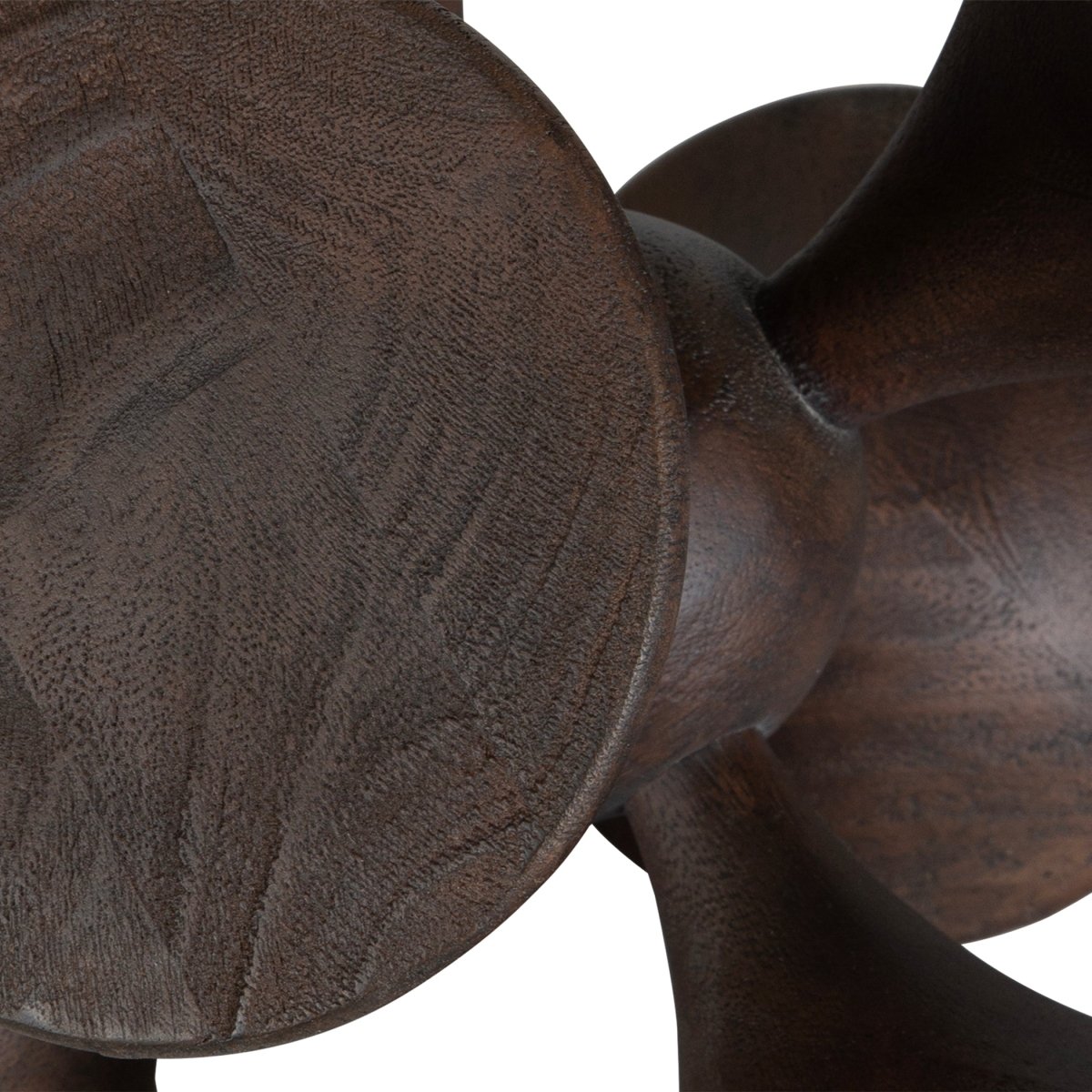 Balanced Harmony Dark Wooden Sculptures, Set/2 - Uttermost - Sculptures by Modest Hut