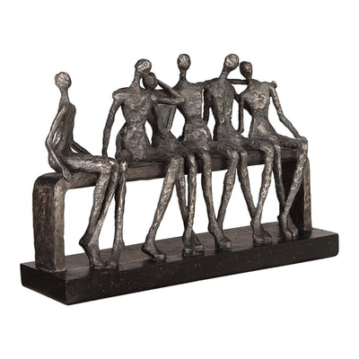 Camaraderie Hand Molded Figurine - Uttermost - Sculptures by Modest Hut