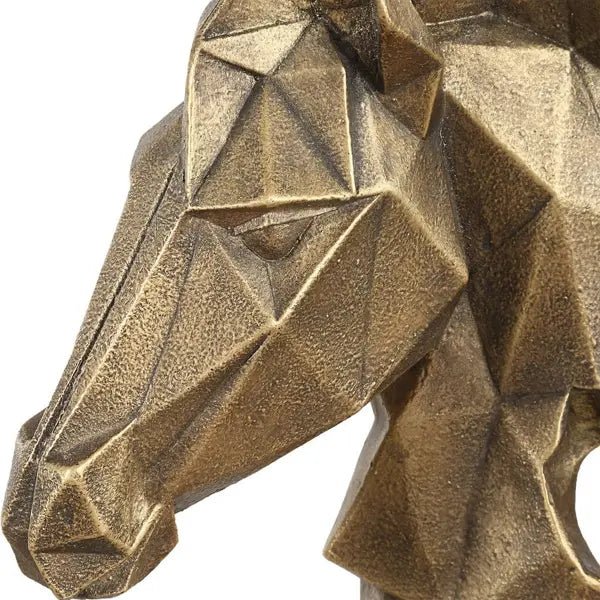 Chiseled Horse Bust Sculpture - Uttermost - Sculptures by Modest Hut