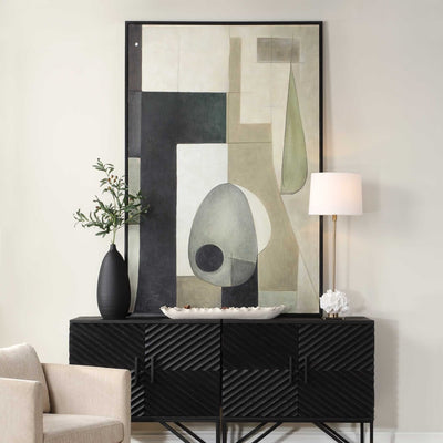 Fair Trade Geometric Abstract Art - Uttermost - Sculptures by Modest Hut