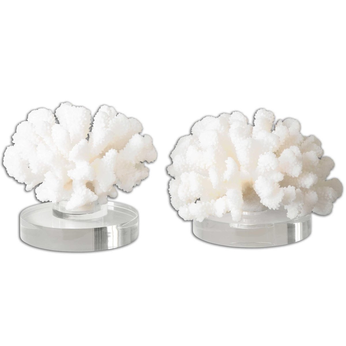 Hard Coral Sculpture, S/2 - Uttermost - Sculptures by Modest Hut