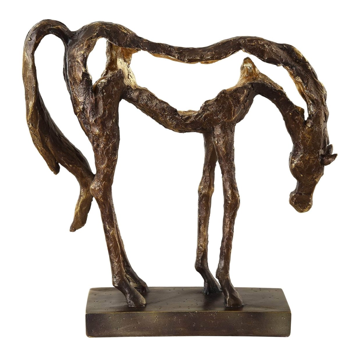 Openly Grazing Horse Sculpture - Uttermost - Sculptures by Modest Hut