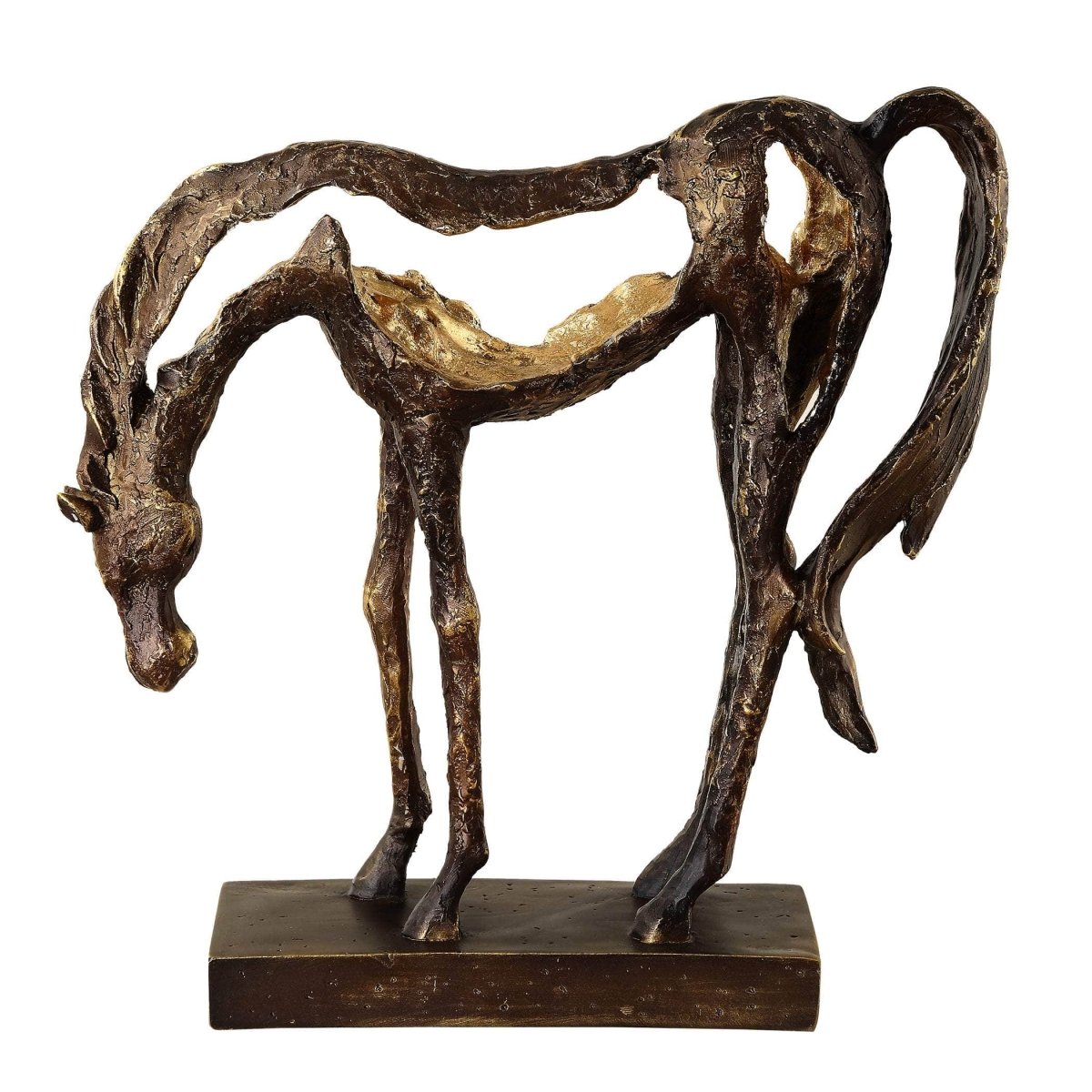 Openly Grazing Horse Sculpture - Uttermost - Sculptures by Modest Hut