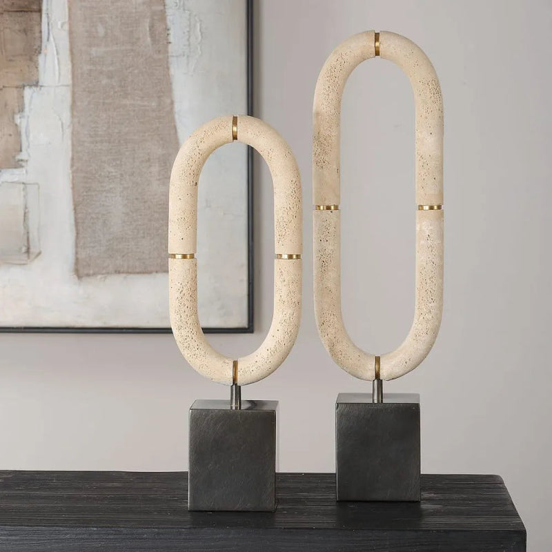 Oval Fusion Sculptures - Uttermost - Sculptures by Modest Hut