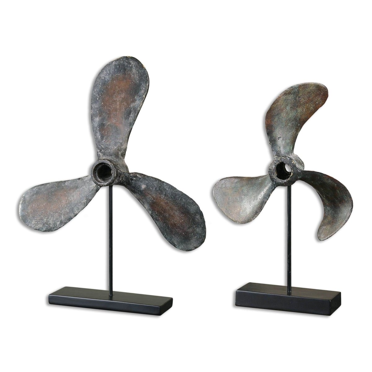 Propellers Sculptures (S/2) - Uttermost - Sculptures by Modest Hut